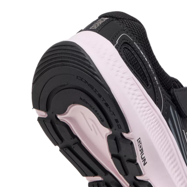 Skechers Girls Trainer 303979L Black/Rose Gold