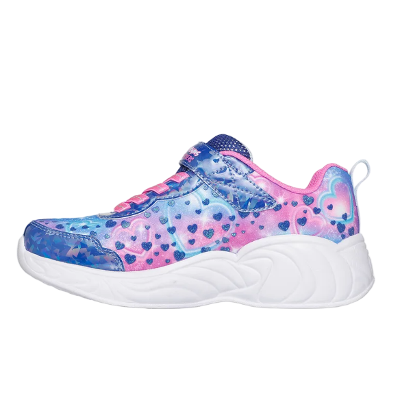 Skechers Girls Trainers 303063L Navy/Multi