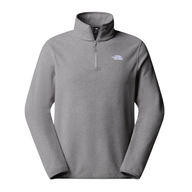 The North Face Mens Fleece 1/4 Zip Glacier TNF Mid Grey Heather