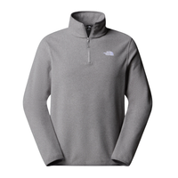 The North Face Mens Fleece 1/4 Zip Glacier TNF Mid Grey Heather