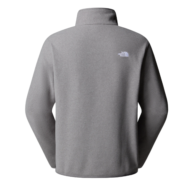 The North Face Mens Fleece 1/4 Zip Glacier TNF Mid Grey Heather