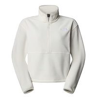 The North Face Womens Fleece 1/2 Zip White Dune