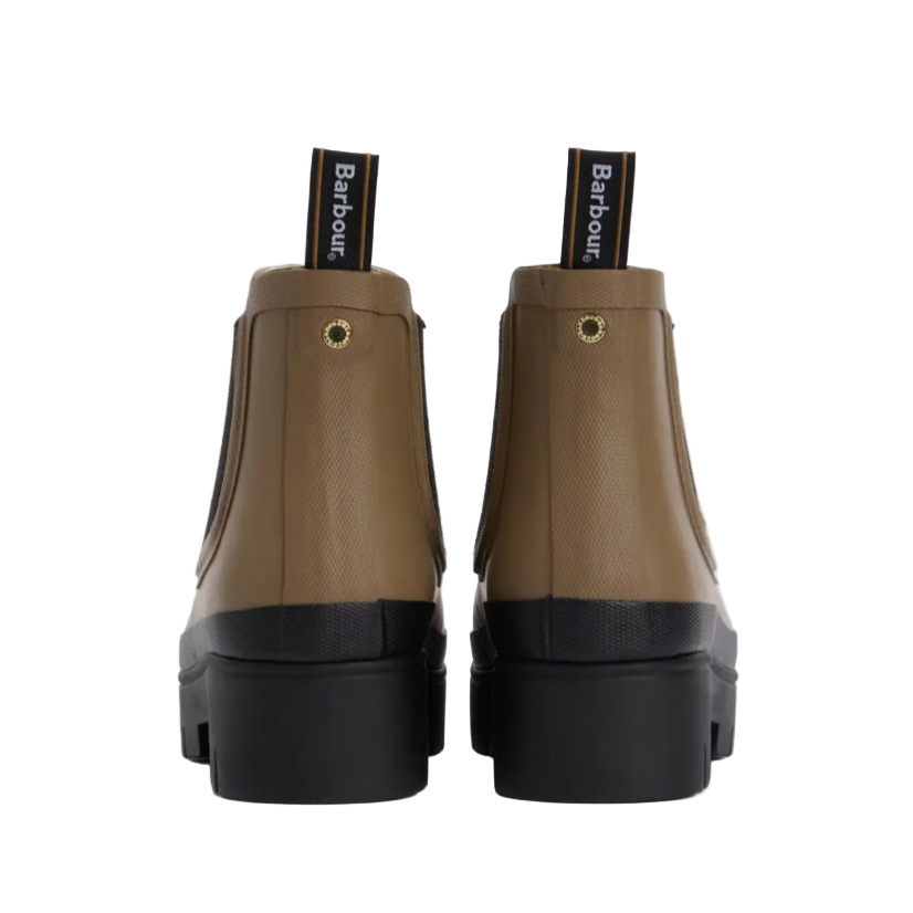 Barbour Womens Wellington Halton Military Brown/Black