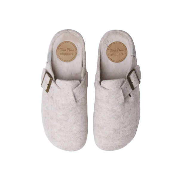 Toni Pons Womens Slipper Mima-FP Ecru