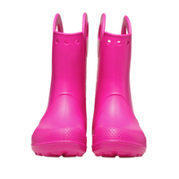Crocs Kids Rain Boots Handle It Pink Crush