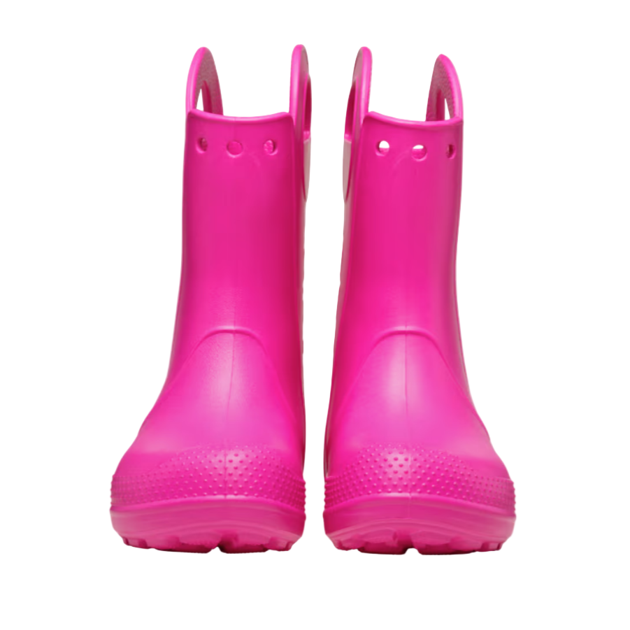 Crocs Kids Rain Boots Handle It Pink Crush