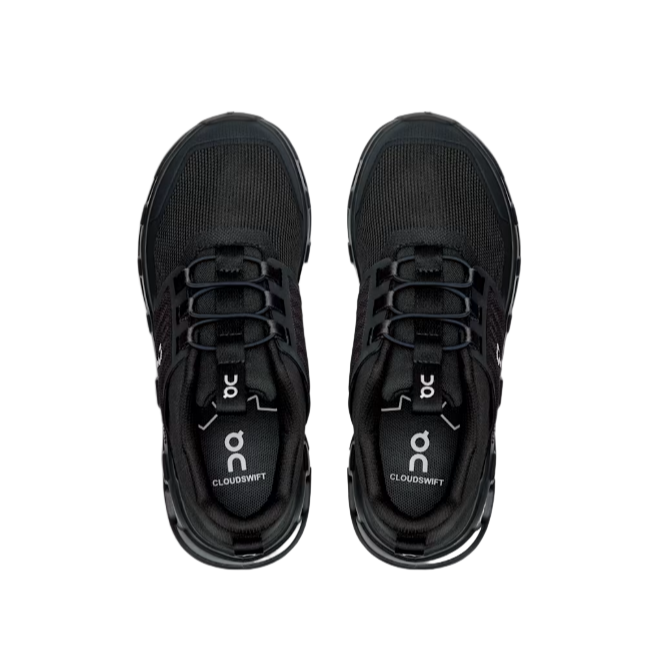 On Kids Trainer Cloudswift All Black