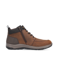 Rieker men's brown leather lace-up boot