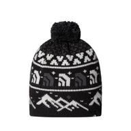The North Face Unisex Beanie Cabin Ski Tuke Black Jacquard