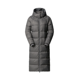 The North Face Womens Coat Hydrenalite City Long Down Hooded Parka Smoked Pearl
