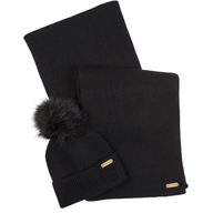 Barbour International women's black beanie