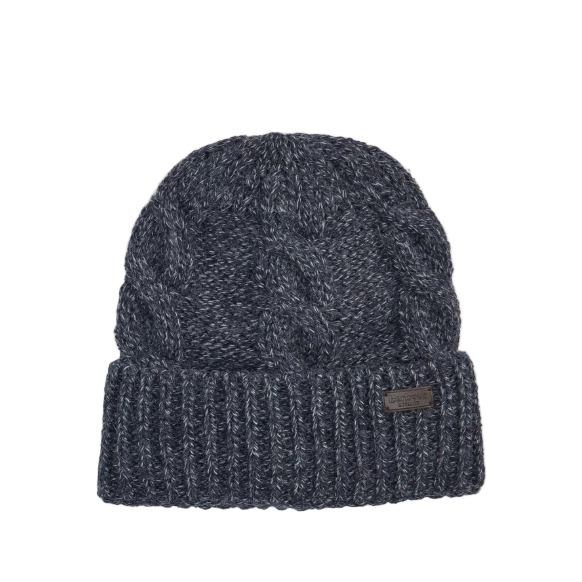 Barbour Mens Beanie/Scarf Jesmond Gift Set Navy