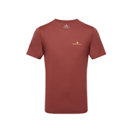Ronhill Mens Tee Core S/S Chestnut/Acid