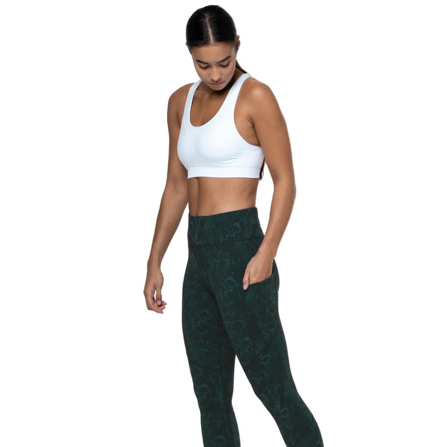 Ronhill Womens Tights Tech Crop Seaweed Medusa