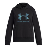 Under Armour Girls Hoody Rival Fleece Shimmer Black/Iridescent