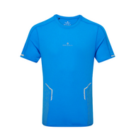 Ronhill Mens Tee Tech Reflect S/S ElecBlueMarl/reflect