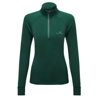 Ronhill Womens Sweatshirt Tech Winter ½ Zip Seaweed/Iris