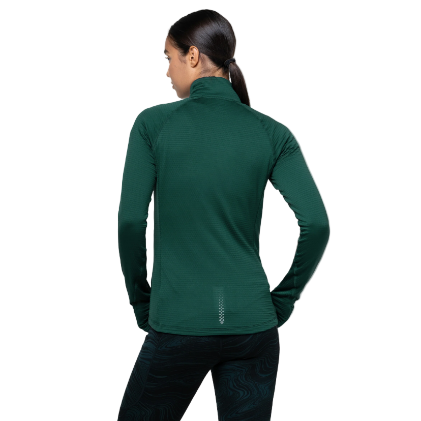 Ronhill Womens Sweatshirt Tech Winter ½ Zip Seaweed/Iris