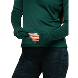 Ronhill Womens Sweatshirt Tech Winter ½ Zip Seaweed/Iris