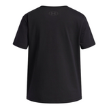 Under Armour Girls Tee Rival Shimmer S/S Black/White
