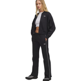 Under Armour Womens Pant Rival Fleece Piped Black/White