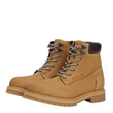 Tommy Hilfiger men's khaki leather lace-up boot