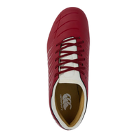 Canterbury red lace-up boot