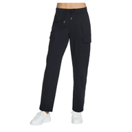 Skechers Womens Cargo Pants Slip-In Black