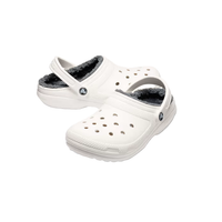 Crocs Adults Sandal Classic Lined Clog White/Grey