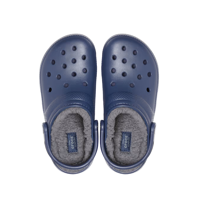 Crocs Adults Sandal Classic Lined Clog Navy/Charcoal