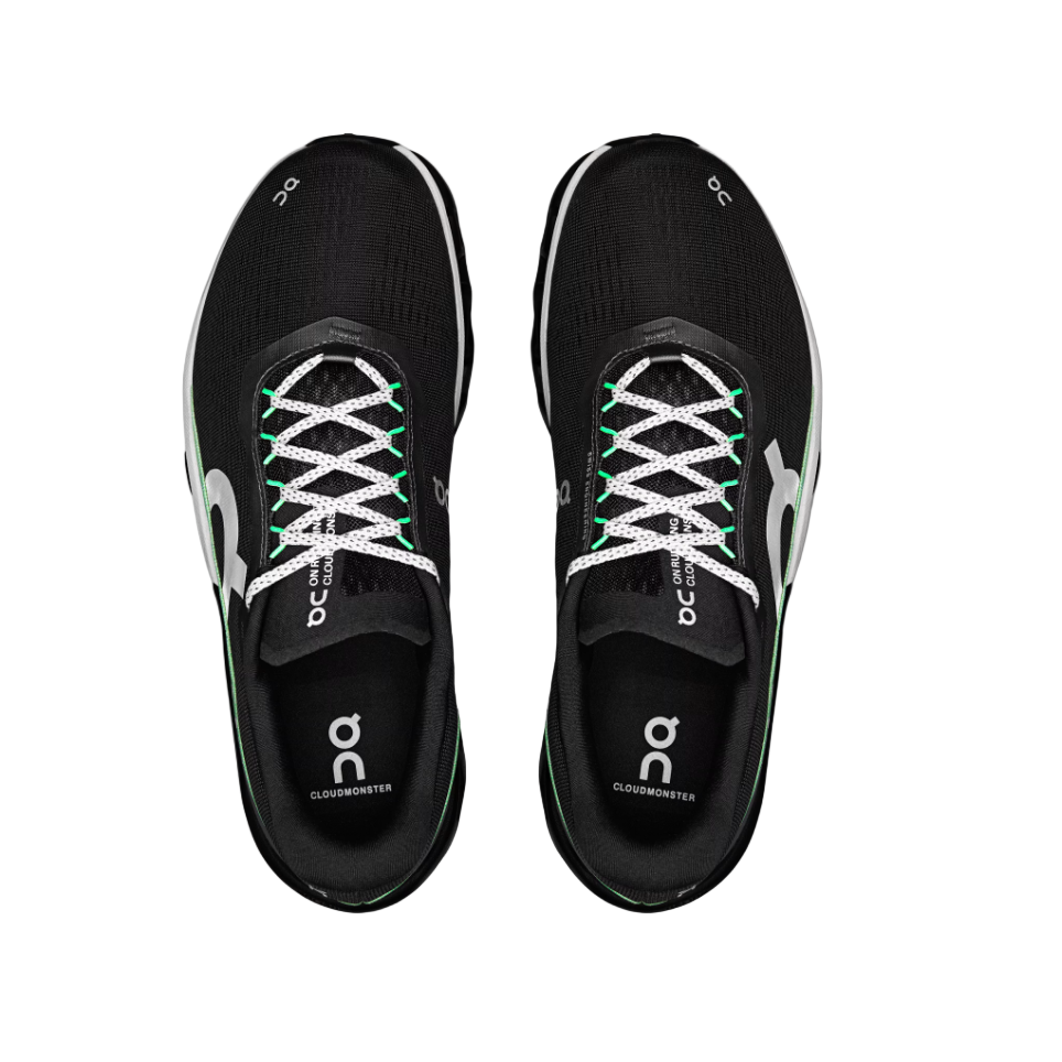 On Mens Trainer Cloudmonster 2 Black/Glacier