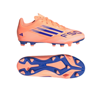 Adidas Junior Football Boot F50 Club FG/MG Beam Orange/Lucid Blue/Cloud White