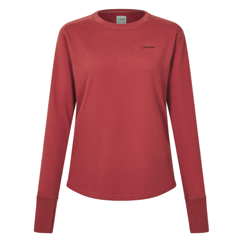 Berghaus Womens Jumper Ivyhill Crew Red