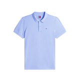 Tommy Jeans Mens Slim Placket Polo Nordic Iris