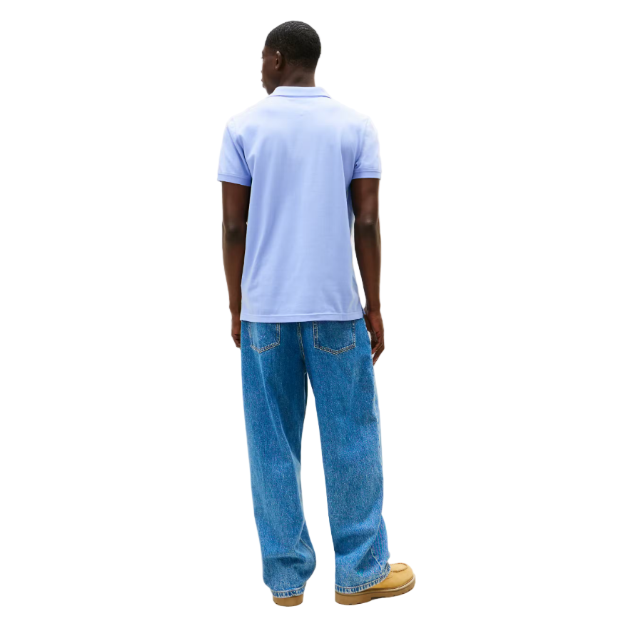 Tommy Jeans Mens Slim Placket Polo Nordic Iris