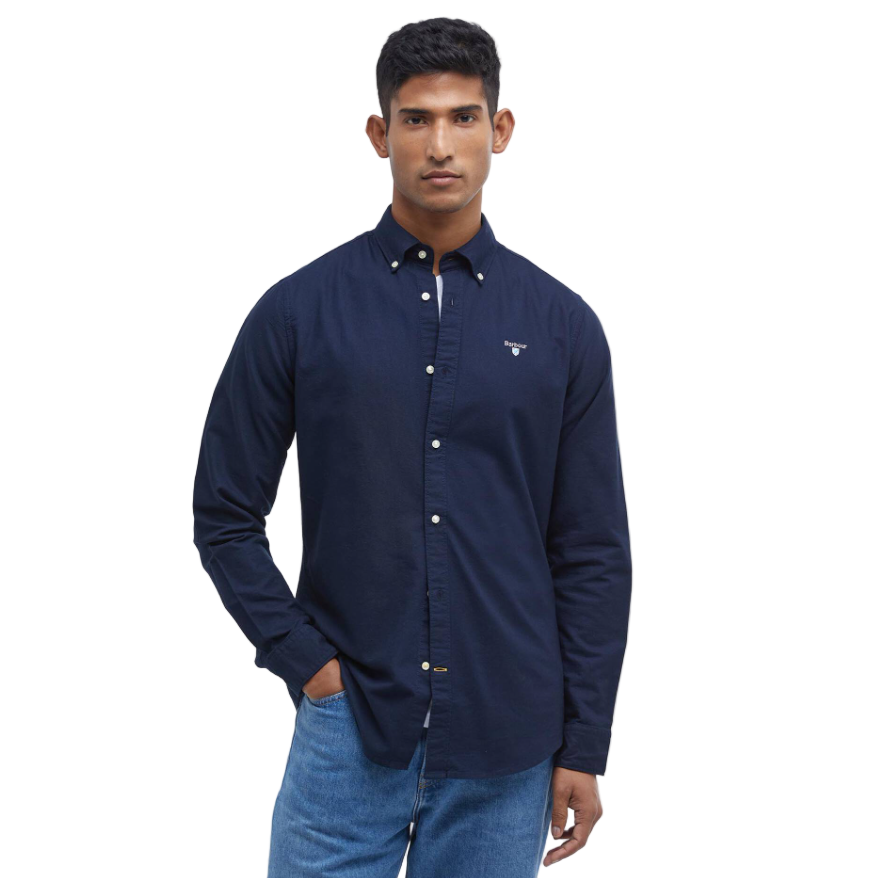 Barbour Mens Oxtown Shirt Navy