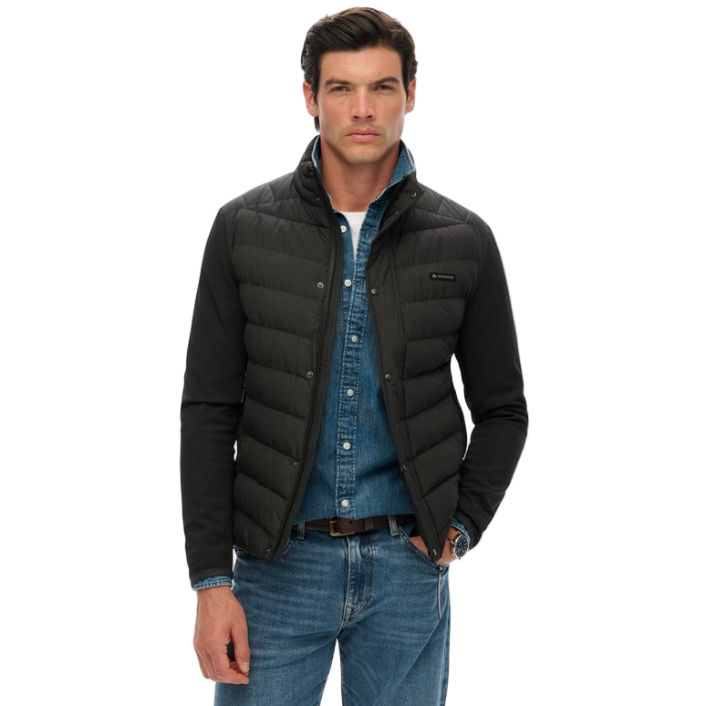 Superdry men's black jacket with zip