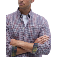 Barbour Padshaw Tailored Gingham Shirt Rich Red