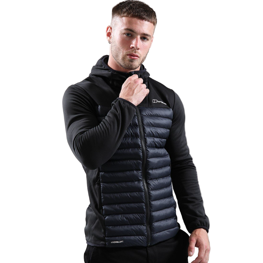 Berghaus Mens Vaskye Hooded Hybrid Jacket Black