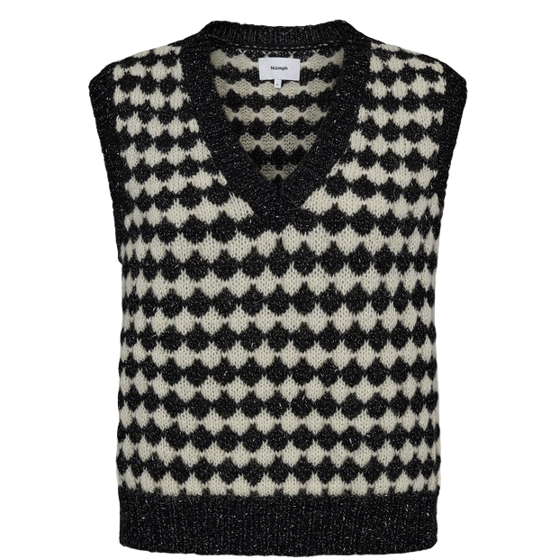 Numph Womens Nubila Vest Caviar