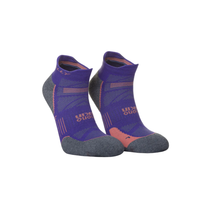 Ronhill Unisex Medium Cushioning Socklet Plum/Grey Marl