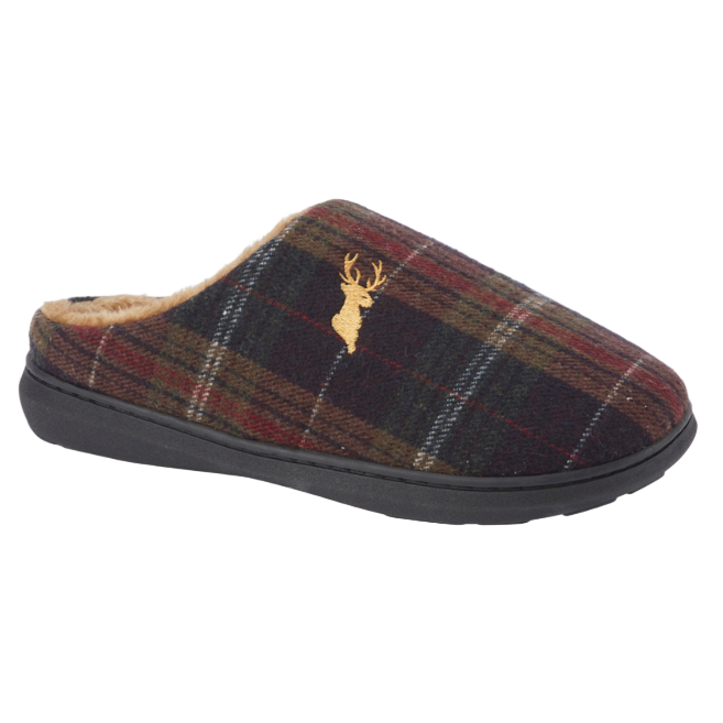 Jo & Joe Mens Slipper Nidderdale Brown