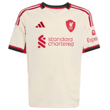 Adidas Liverpool FC Youth Jersey Away 25/26 Wonder White