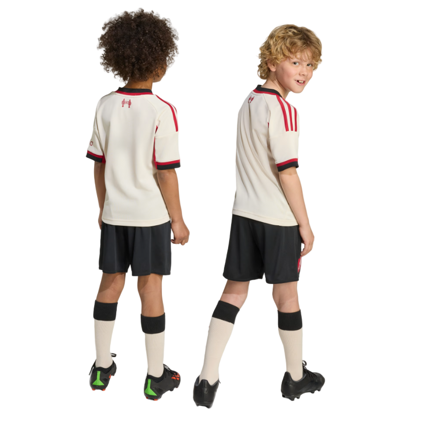 Adidas Liverpool FC Kids Mini Kit Away 25/26 Wonder White