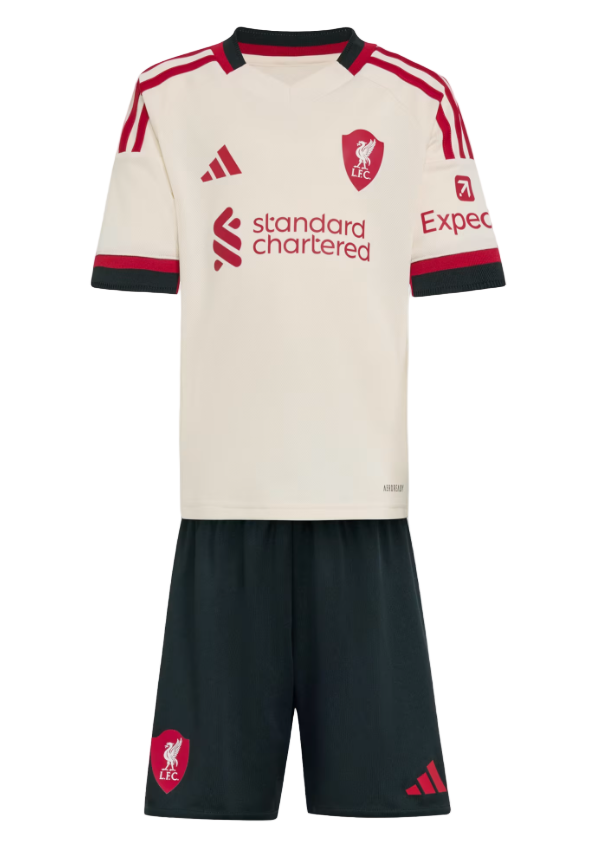Adidas Liverpool FC Kids Mini Kit Away 25/26 Wonder White