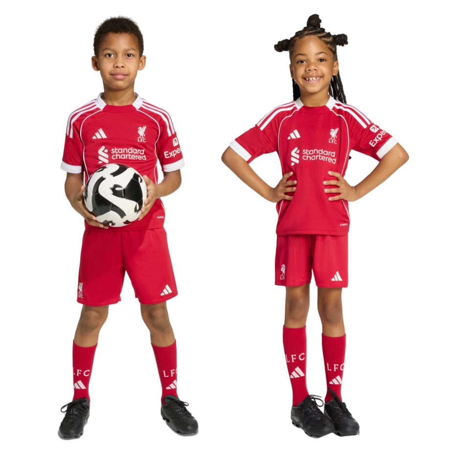 Adidas Liverpool FC Kids Mini Kit Home 25/26 Strawberry Red