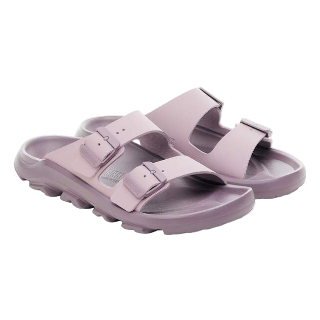 Birkenstock Womens Sandal Mogami Terra Stealth 2 Strap Faded Purple
