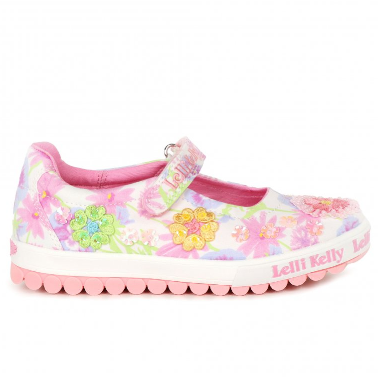 Lelli Kelly Girls Eloise Dolly Shoe Bianco Fantasia