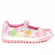 Lelli Kelly Girls Eloise Dolly Shoe Bianco Fantasia