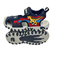 Bull Boys Velociraptor Dinosaur Sandal Blue